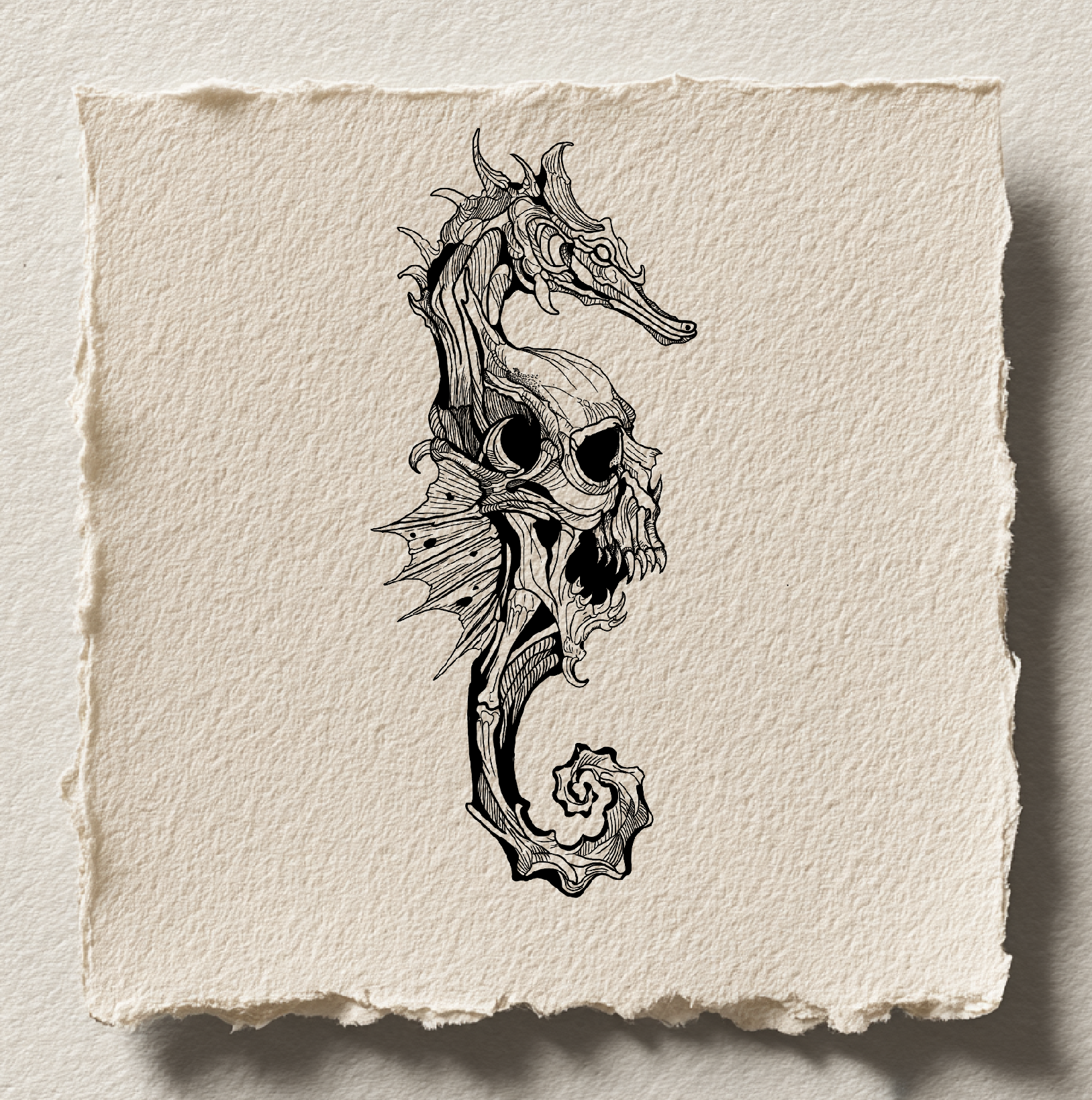 Dragon skull hybrid design